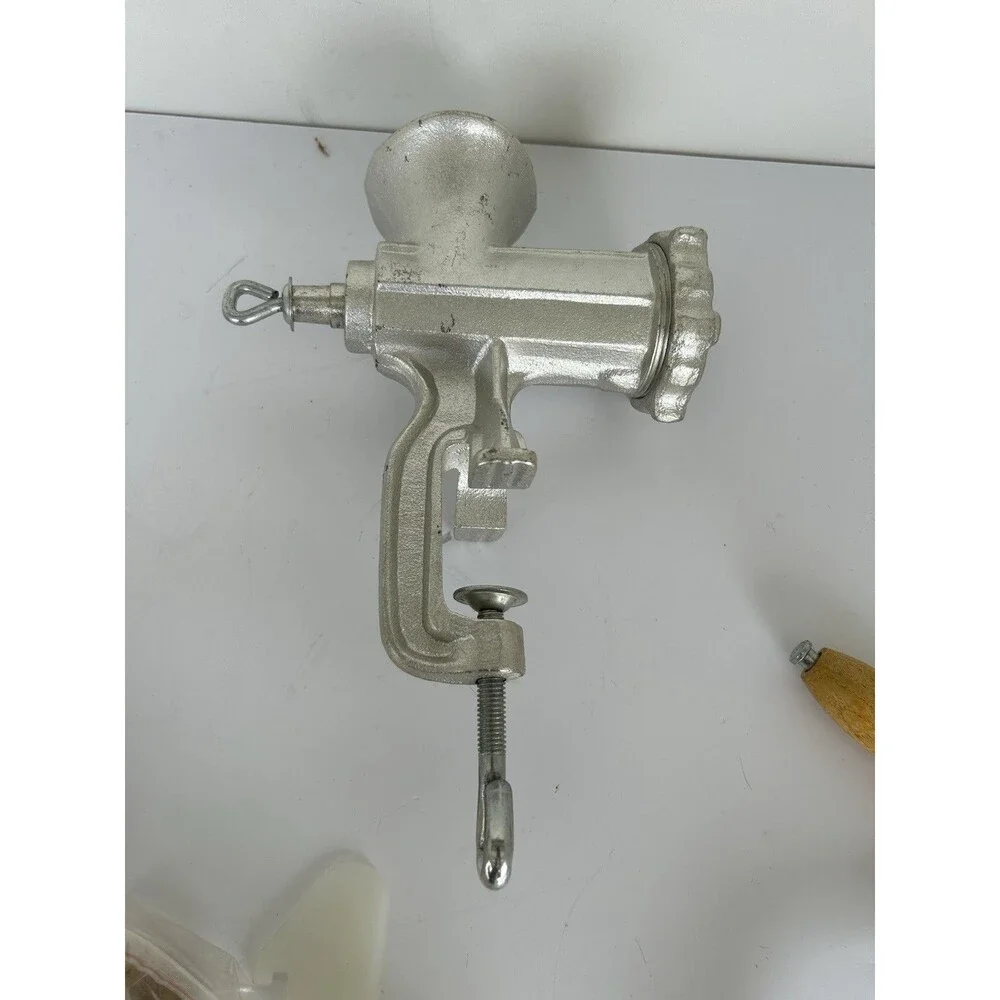 Italian Collection Cast Iron Mincer Meat Grinder Sausage Maker New Open Box